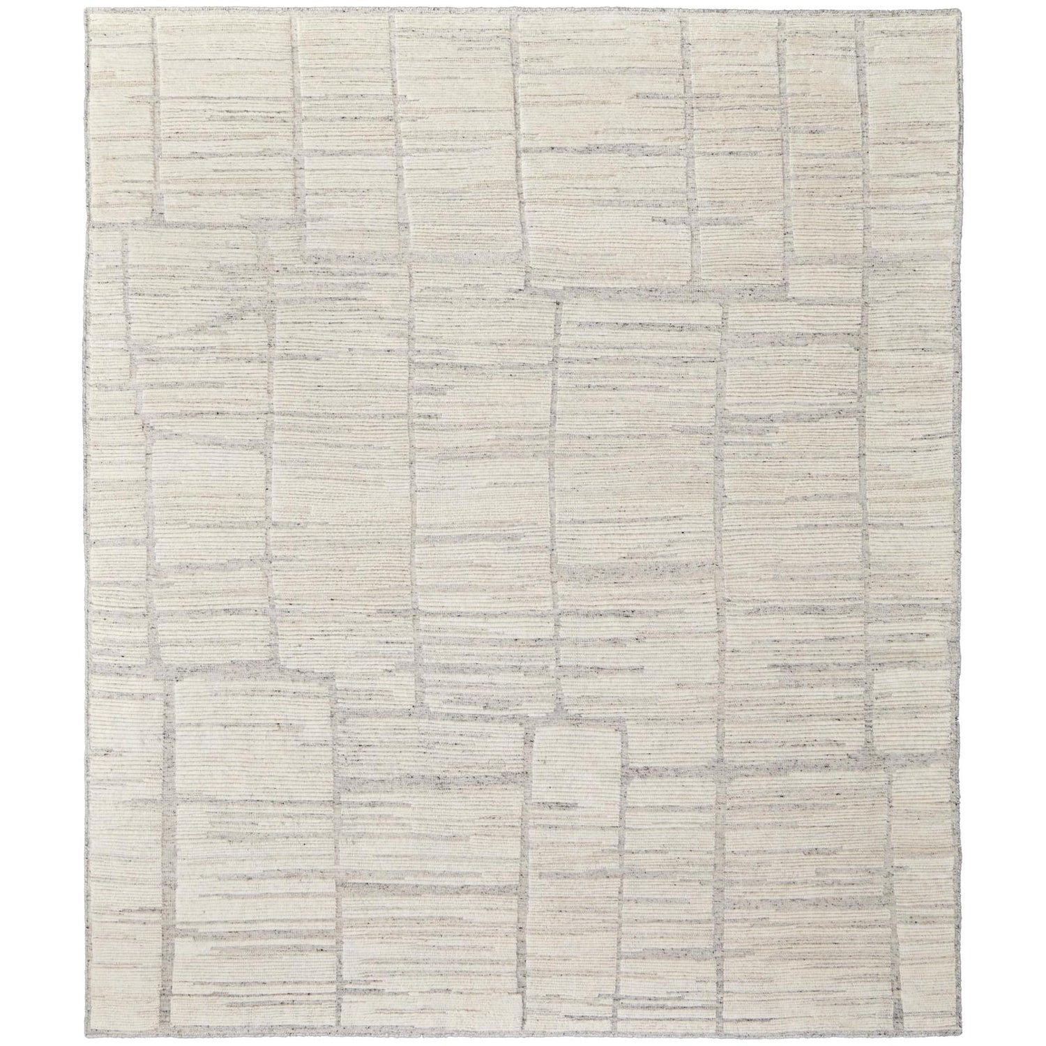 Feizy Bluff T6041 Modern Abstract, Ivory, Rug