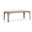 Magnussen Home Braelyn Dorian Grey Extendable Rectangular Dining Table