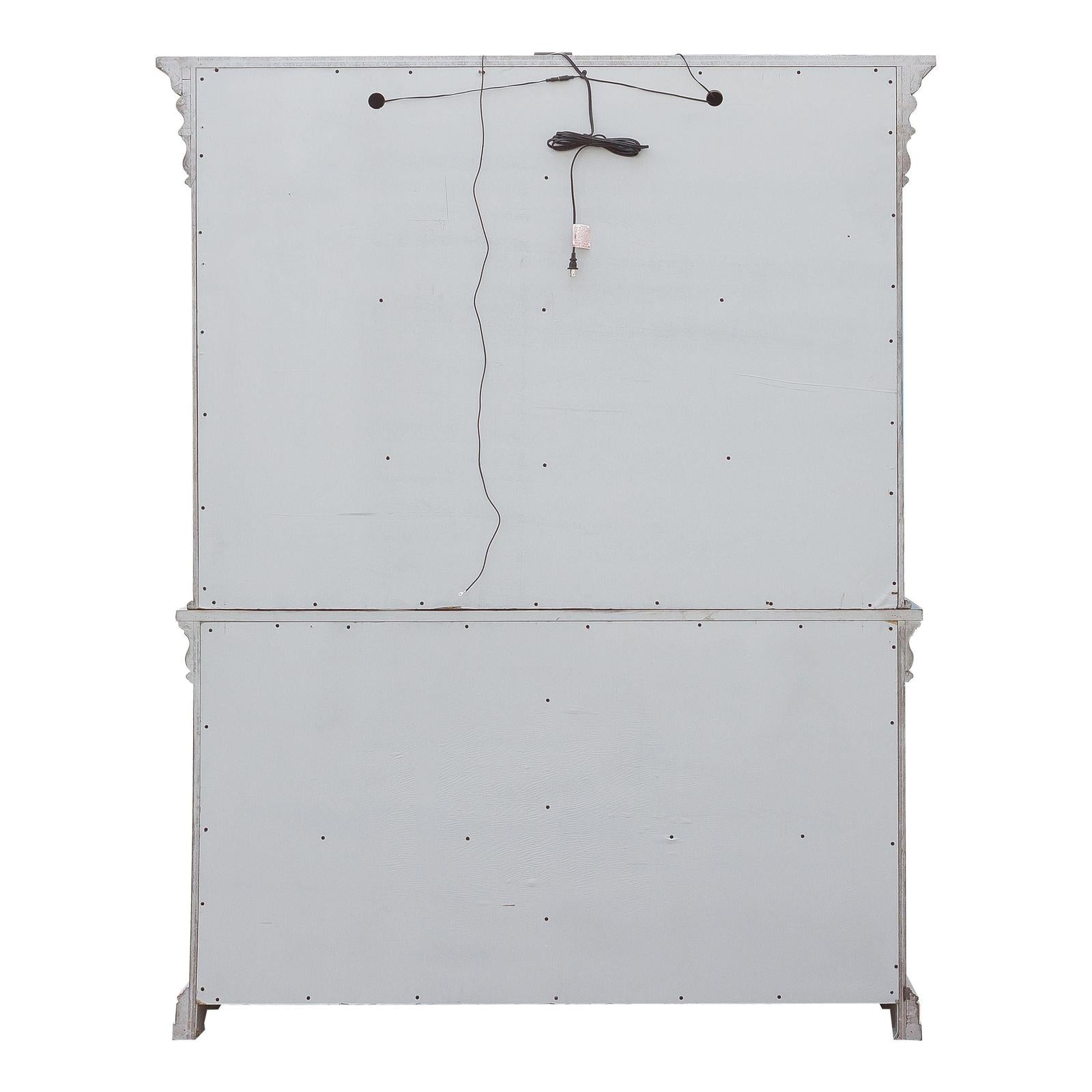 Pulaski Madison Ridge Bluff Grey Server With Hutch