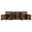 Magnussen Home Bay Creek Toasted Nutmeg Console