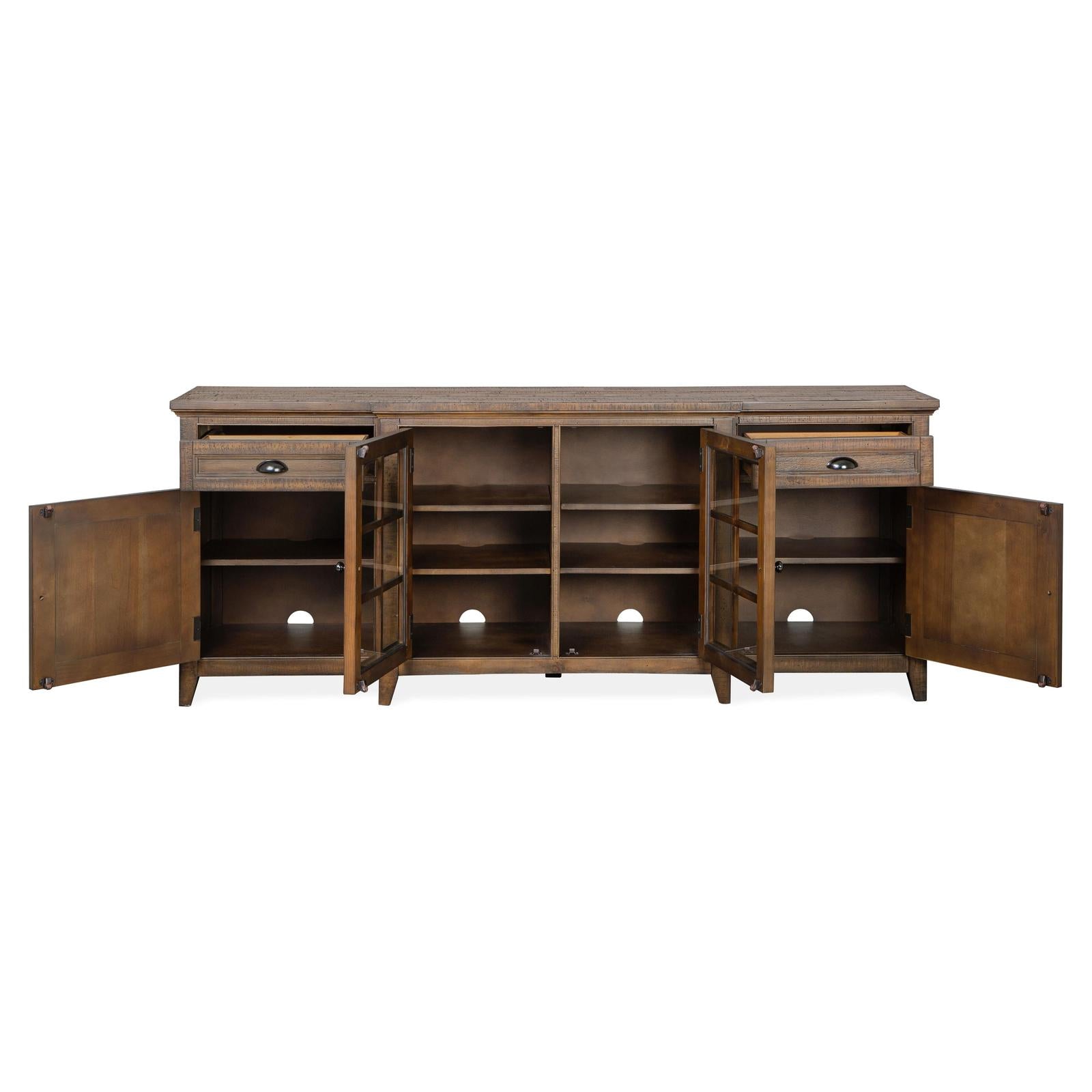 Magnussen Home Bay Creek Toasted Nutmeg Console