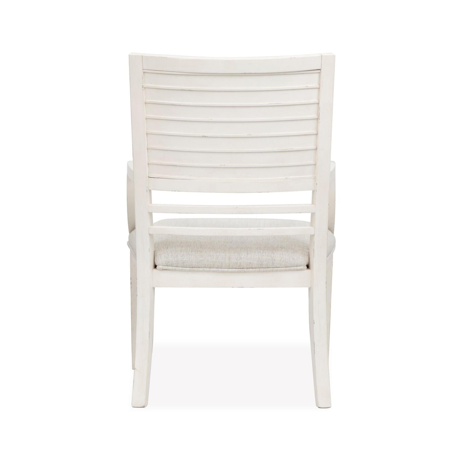 Salt Life Home Echo Isles Sea Pearl and Driftwood Upholstered Arm Chair Two Pack