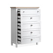Salt Life Home Windmill Harbour White Whisp and Sand Drawer Chest