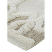 Feizy Anica 8011F Transitional Trellis & Lattice Rug in Ivory/Tan/Silver