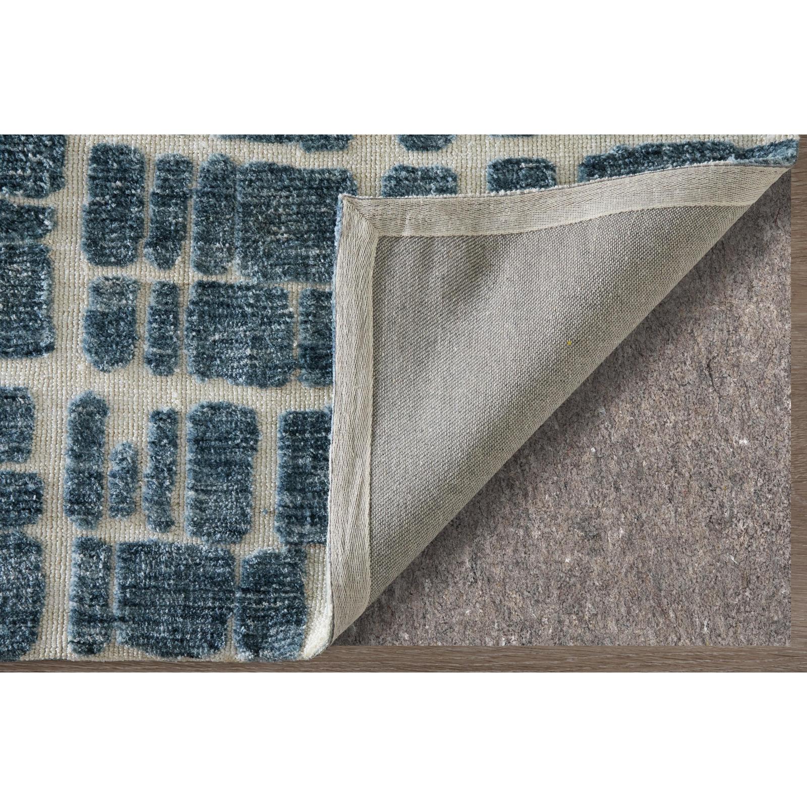 Feizy Colton 8A58F Modern Abstract Rug in Blue/Ivory