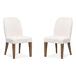 Magnussen Home Westbourne Dark Umber Upholstered Host Chair Set of 2