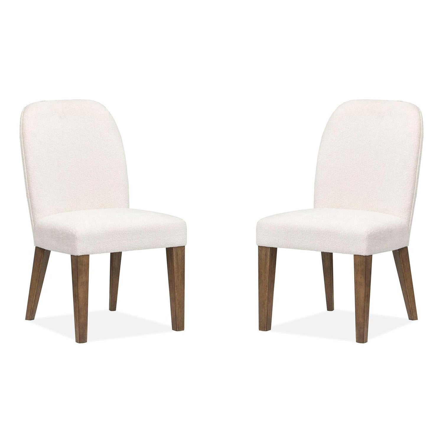 Magnussen Home Westbourne Dark Umber Upholstered Host Chair Set of 2