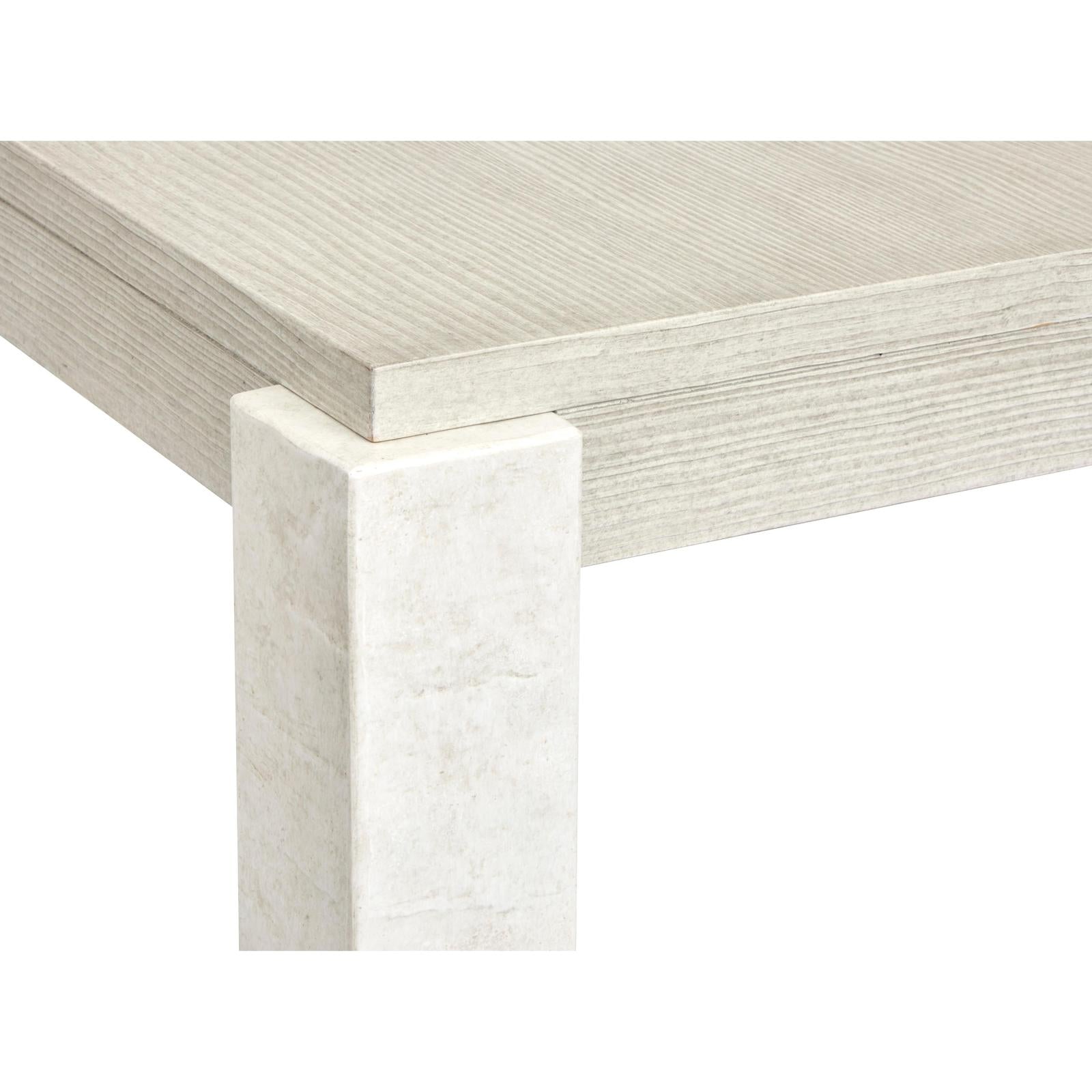 Magnussen Home Lorelei Misty Cloud Extendable Rectangular Dining Table