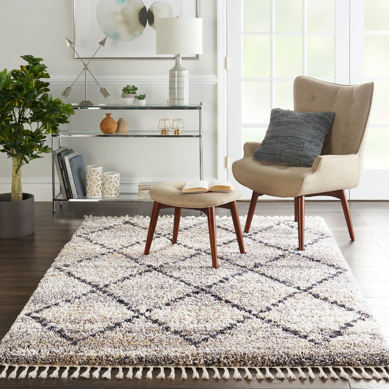 Nourison Oslo Shag OSL01 Shag Indoor Rug
