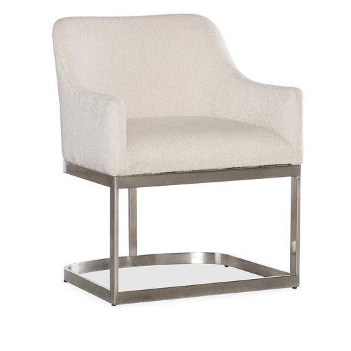 Hooker Furniture Modern Mood Uph Arm Chair w/Metal Base - Beige