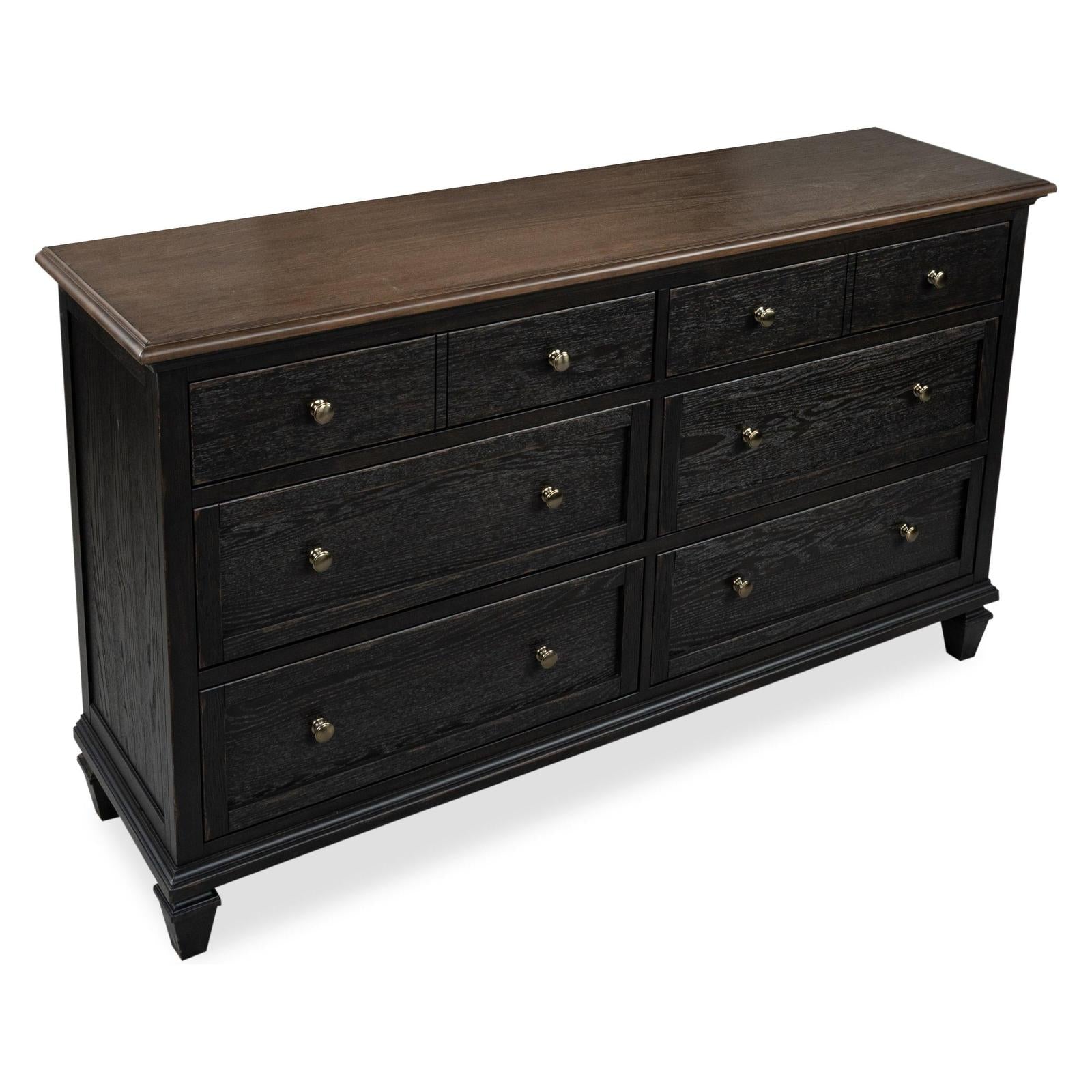 Magnussen Home Surrey Brown Double Drawer Dresser