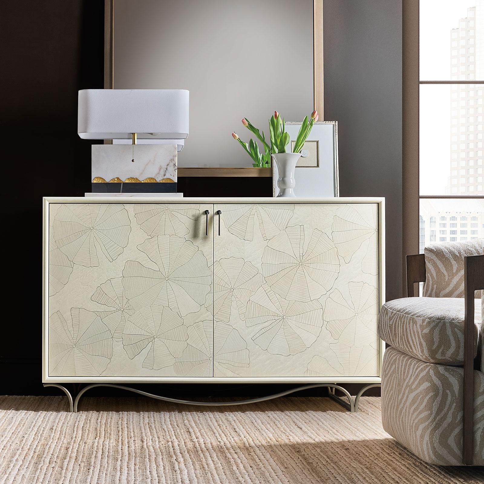 Hooker Furniture Melange White Lotus Hall Chest Sale
