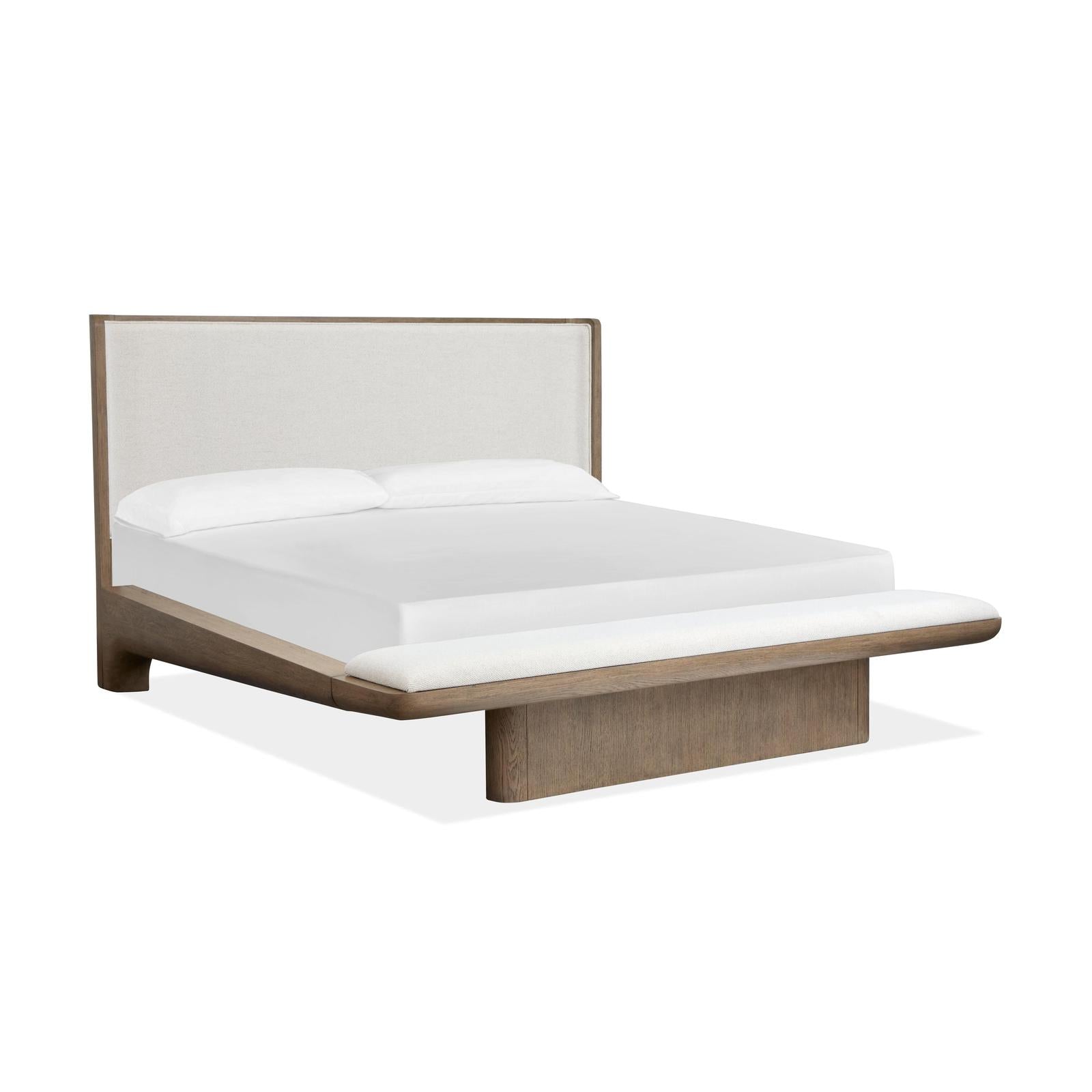 Magnussen Home Thorne Amber Brown Upholstered Platform Bed