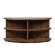 Magnussen Home Oswald Brown Demilune Sofa Table
