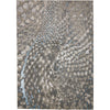 Feizy Azure 3403F Modern Abstract Rug in Blue/Silver/Gray
