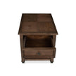 Magnussen Home Cormac Brown Rectangular End Table