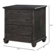 Magnussen Home Sutton Place Weathered Charcoal Lateral File