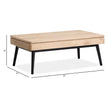Magnussen Home Fletcher Driftwood Lift Top Storage Cocktail Table
