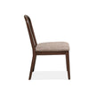 Magnussen Home Belville Chestnut Brown Side Chair Two Pack