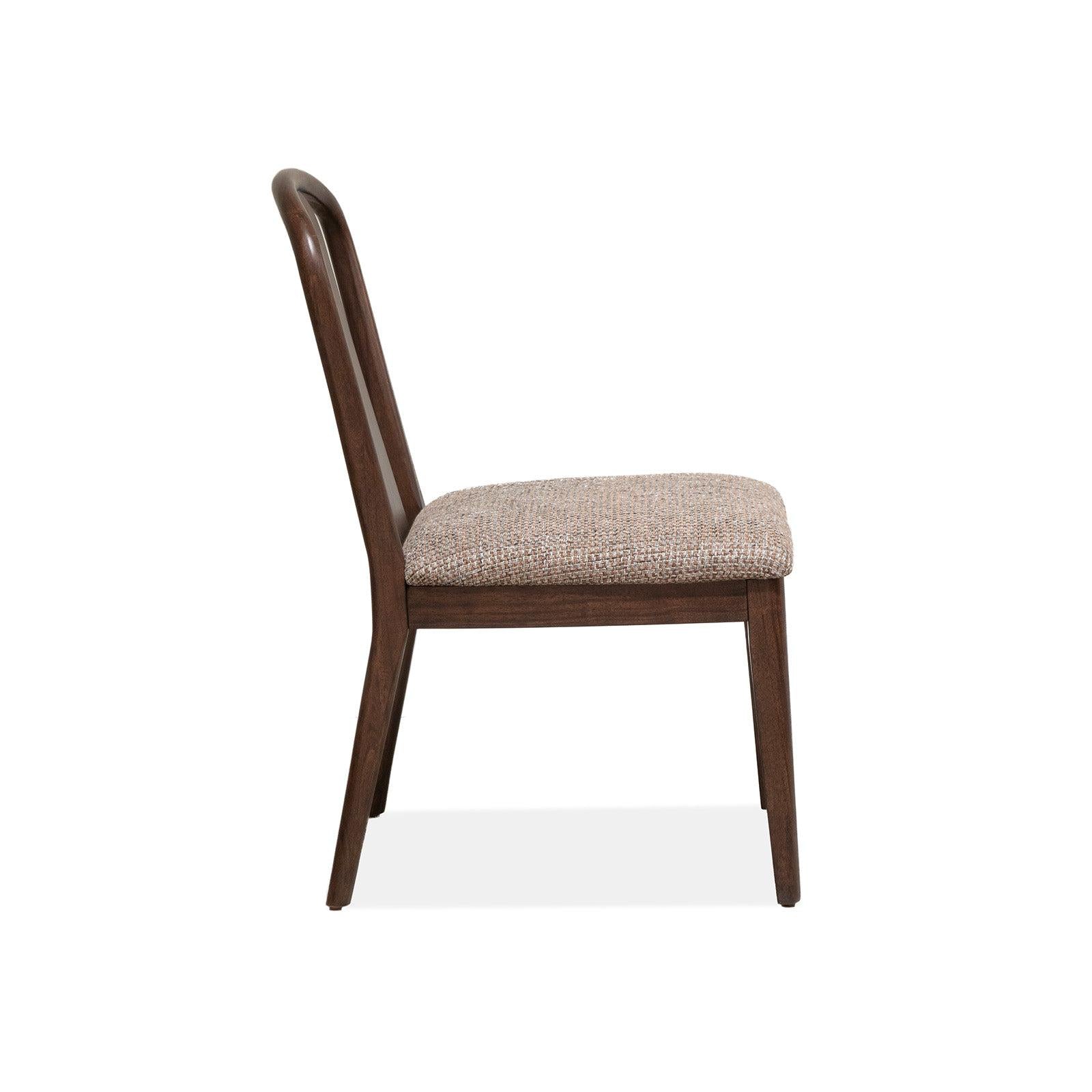 Magnussen Home Belville Chestnut Brown Side Chair Two Pack