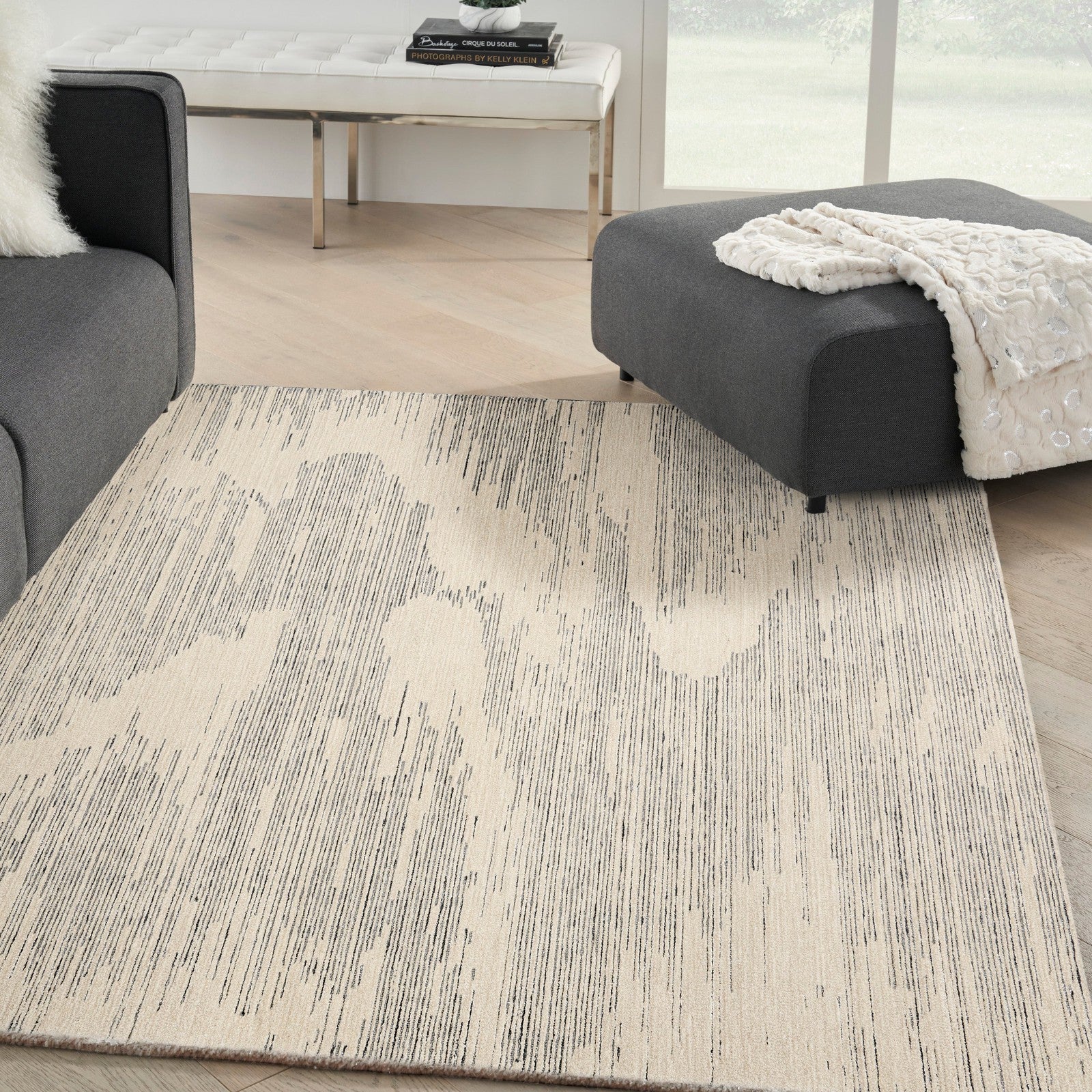 Nourison Rugs Michael Amini Ma30 Star SMR02 Modern Indoor Rug