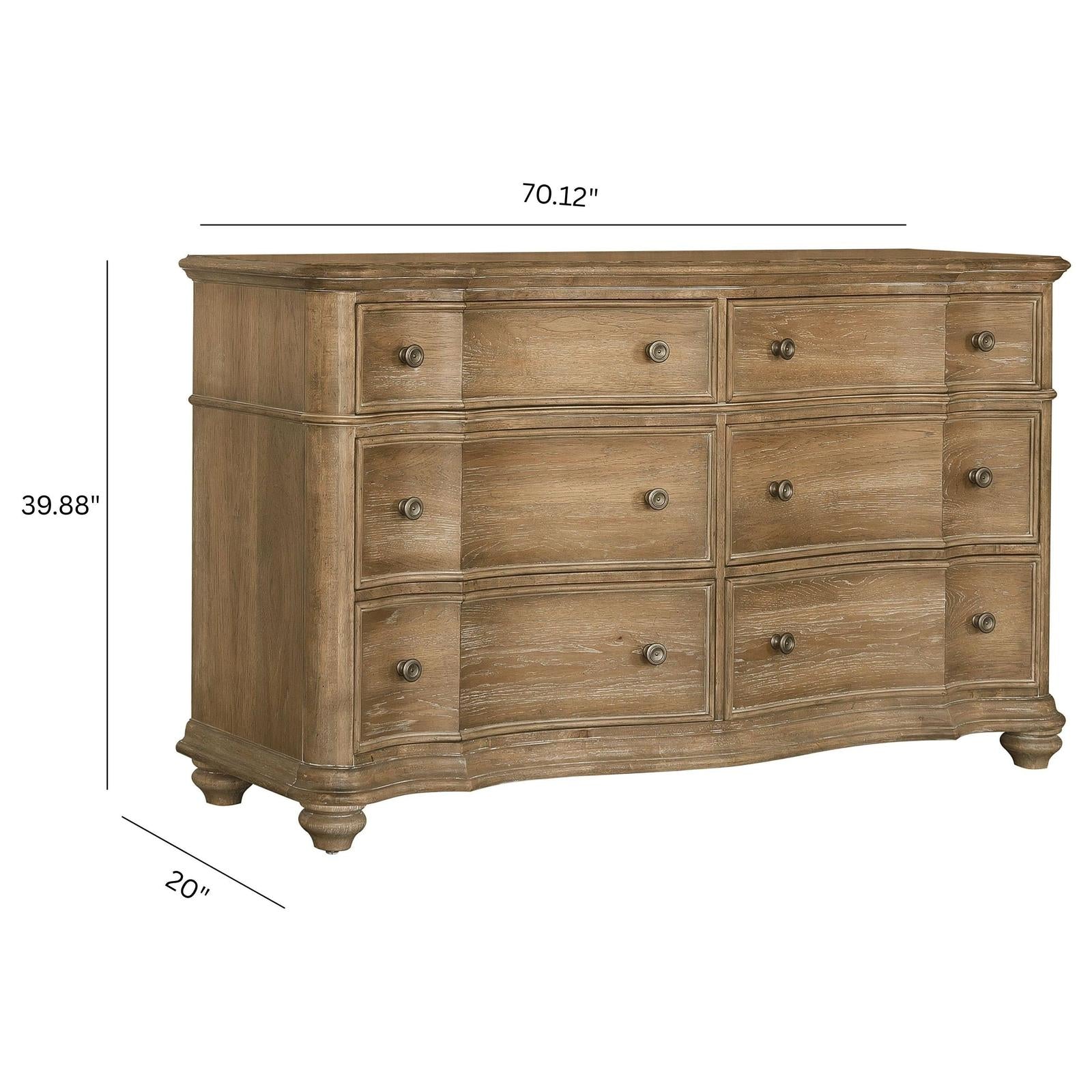 Pulaski Furniture Weston Hills Flax Seed Dresser