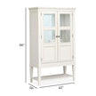Magnussen Home Willowbrook Egg Shell White Display Cabinet