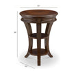 Magnussen Home Winslet Cherry Round Accent Table