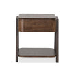 Magnussen Home Hallie Milk Chocolate & Dark Chocolate Rectangular End Table
