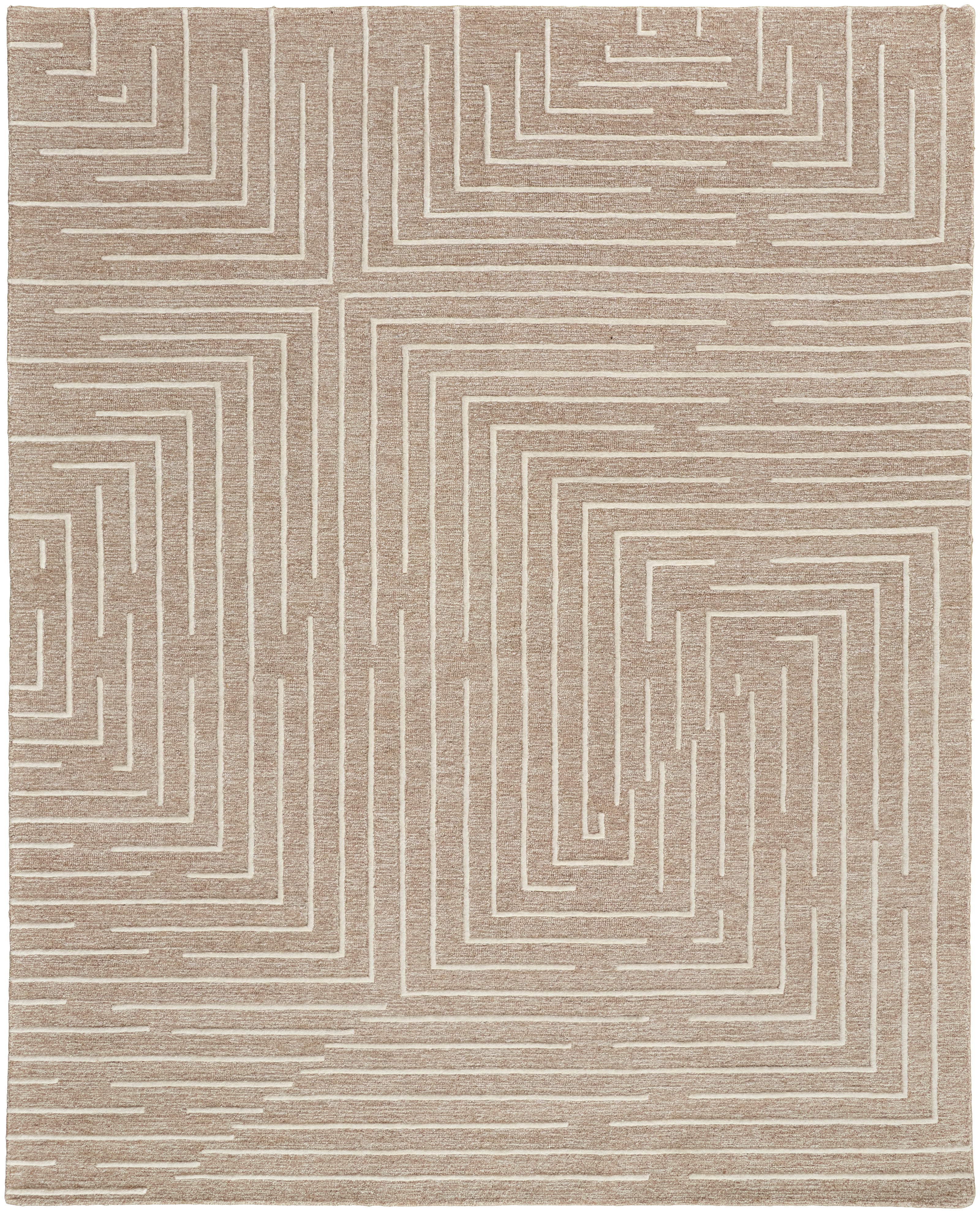 Feizy Fenner T8003 Rug in Beige/Ivory