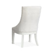 Magnussen Home Kingston Whisper White & Cerused Nutmeg Upholstered Host Chair Set of 2