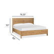 Magnussen Home Davenport Rustic Panel Caramel Bed