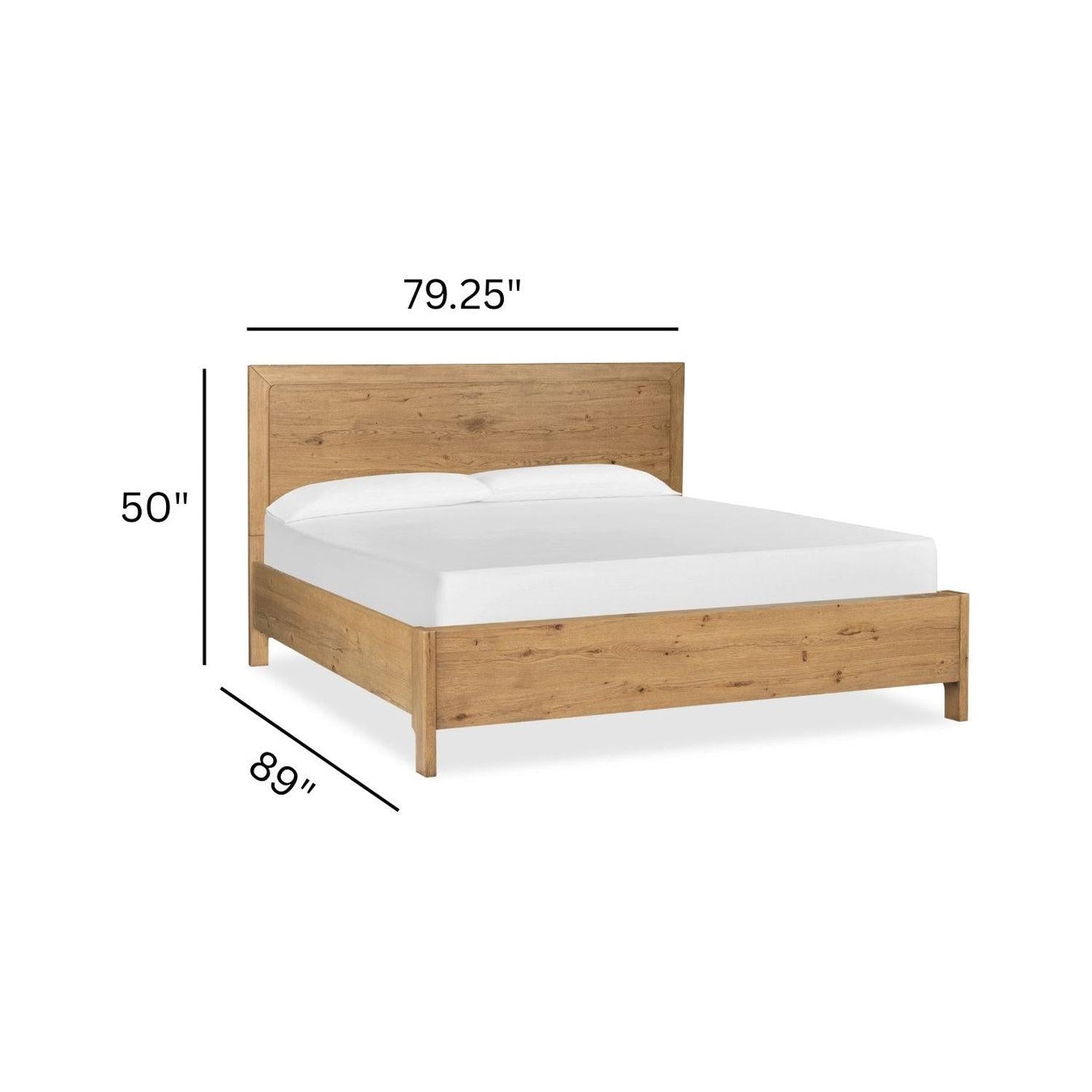 Magnussen Home Davenport Rustic Panel Caramel Bed