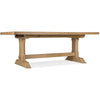 Hooker Furniture Driftwood Rectangle Dining Table with Two 20-inch Leaves