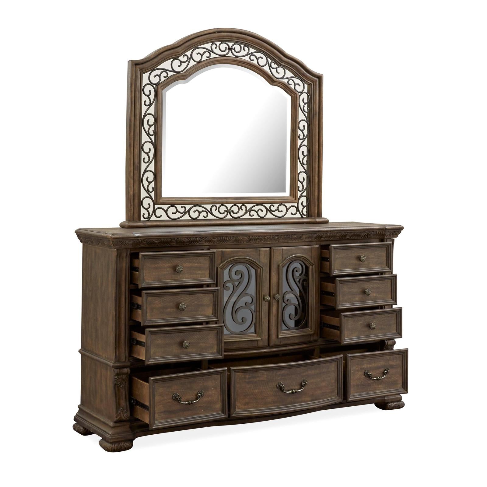 Magnussen Home Durango Willadeene Brown Drawer Dresser