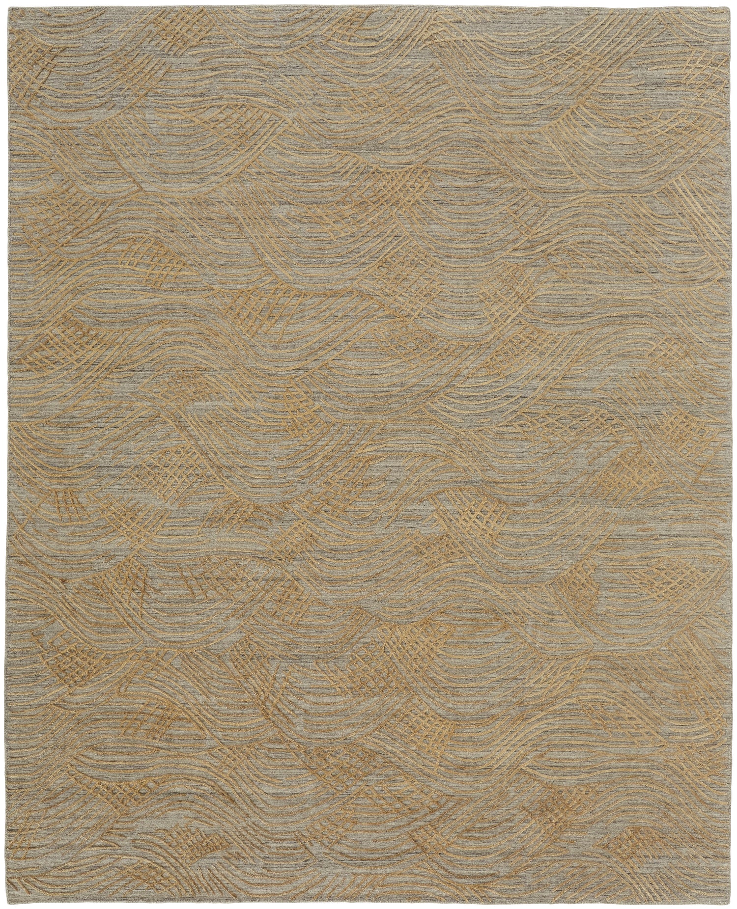 Feizy Taunton T8007 Rug in Gold