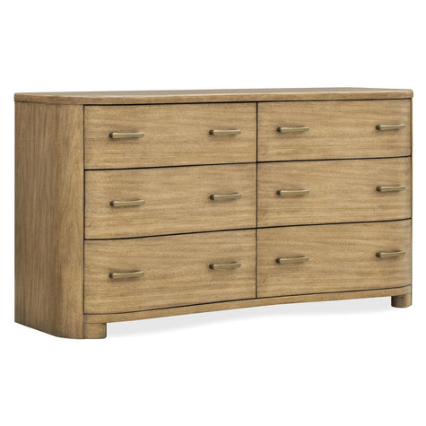 Pulaski Furniture Leeza Brown Double Drawer Dresser