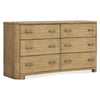 Pulaski Furniture Leeza Brown Double Drawer Dresser