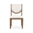 Magnussen Home Westbourne Dark Umber Upholstered Side Chair Set of 2