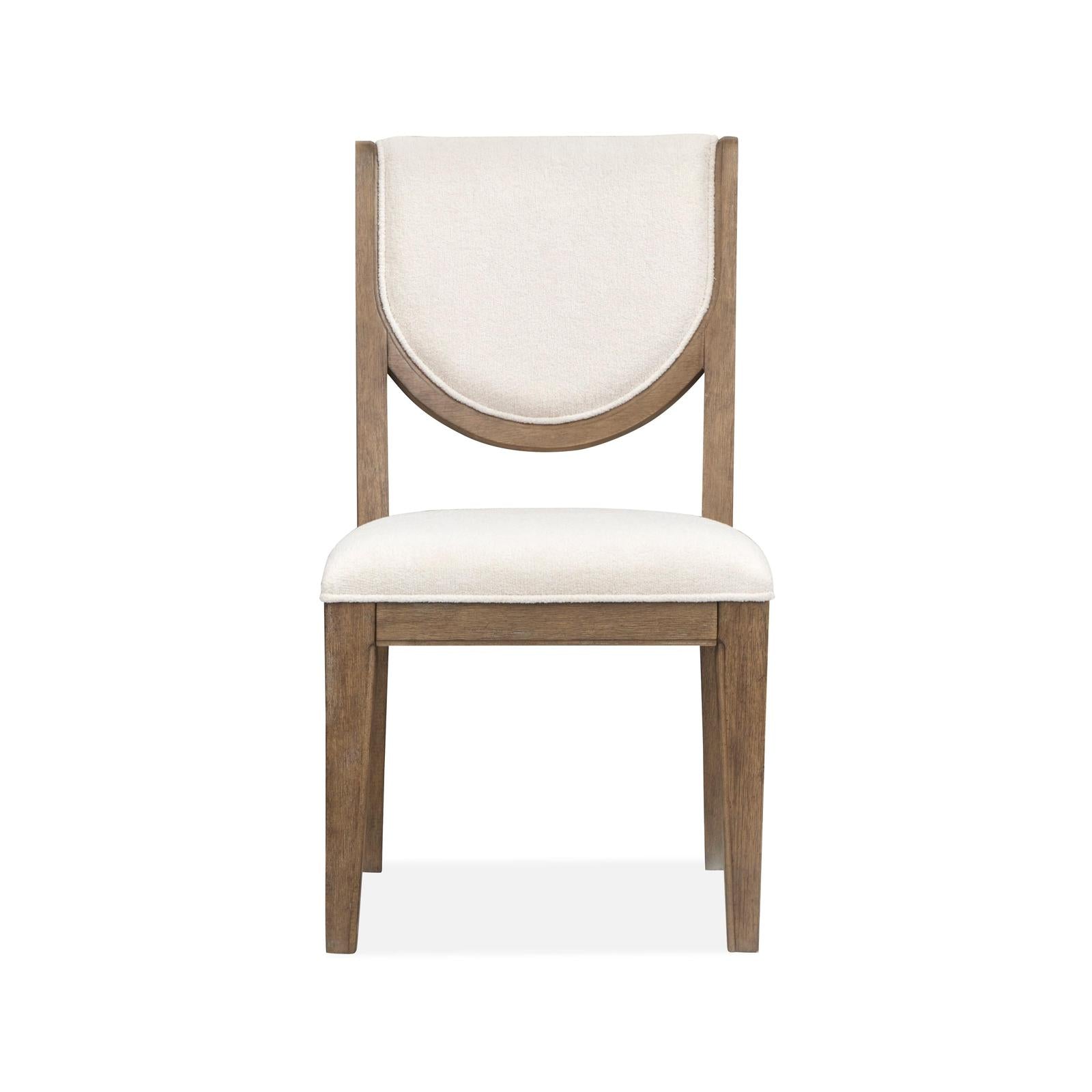 Magnussen Home Westbourne Dark Umber Upholstered Side Chair Set of 2