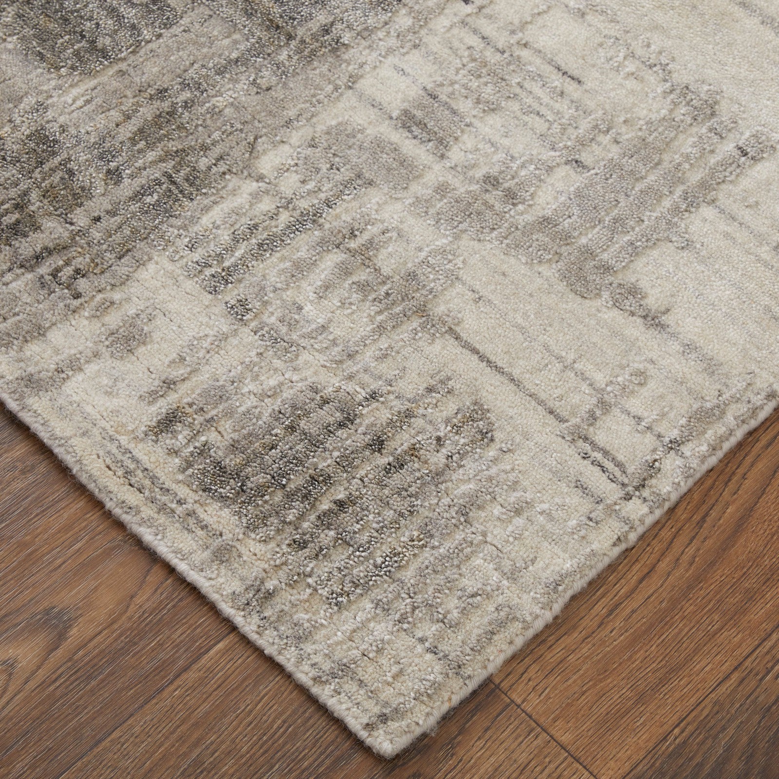 Feizy Eastfield 69AKF Modern Abstract in Gray/Ivory