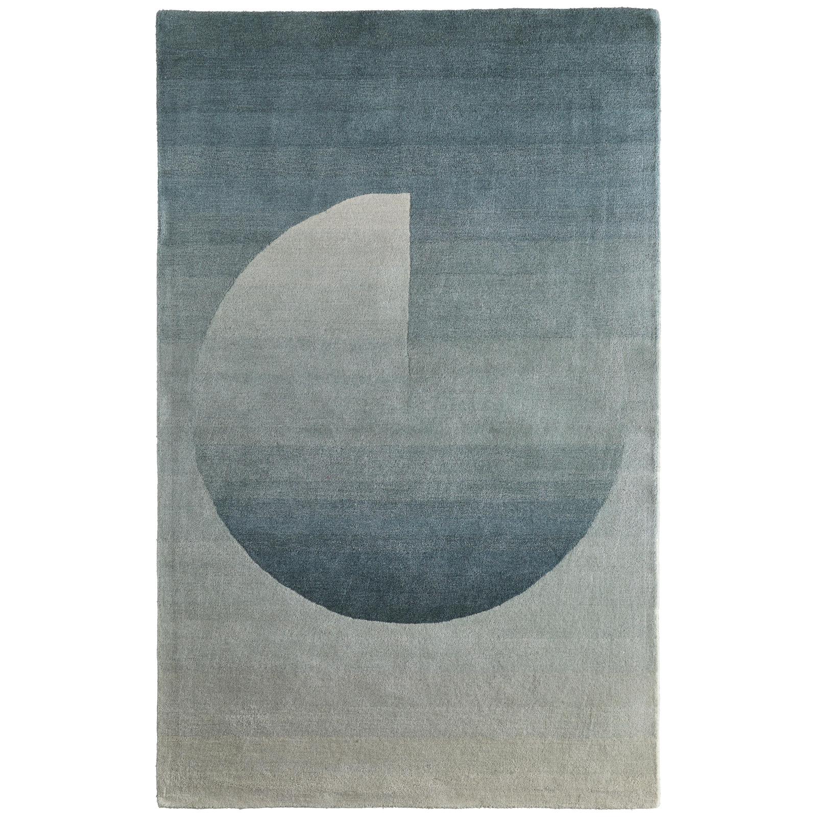 Feizy Katya 8991F Modern Geometric Rug in Blue/White