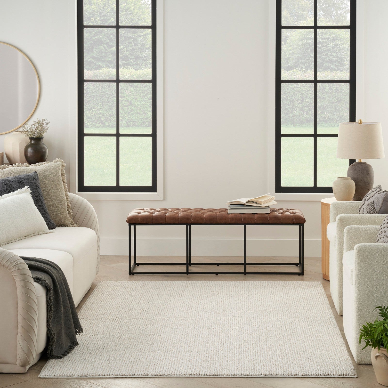 Nourison Natural Texture NTX01 Farmhouse Indoor Rug