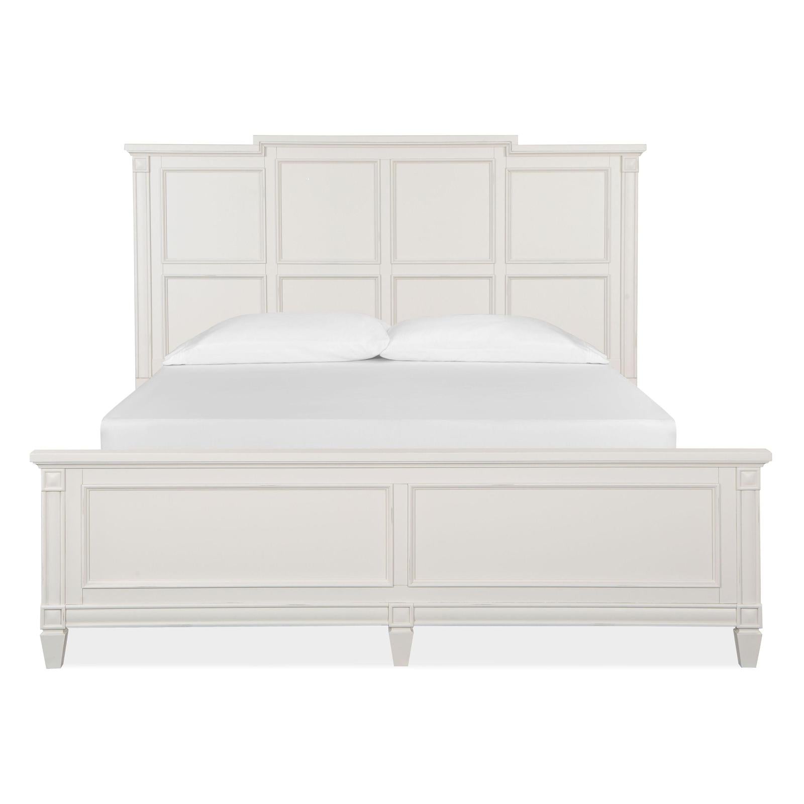 Magnussen Home Willowbrook Egg Shell White Bed