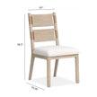 Salt Life Home Sunset Cove Sanibel Brown Upholstered Side Chair Two Pack I