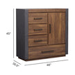 Magnussen Home Jensen Tavern Brown Door Chest