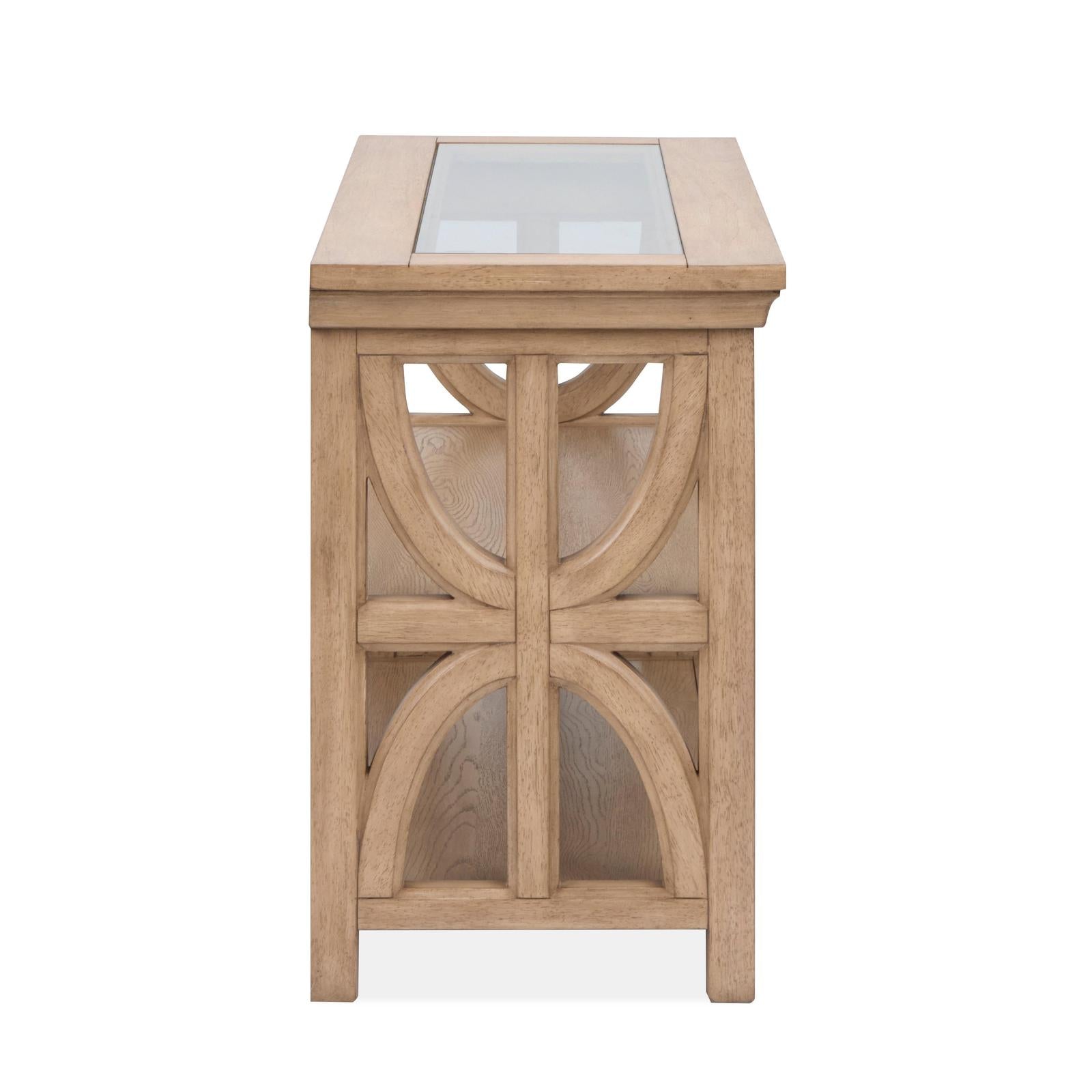 Magnussen Home Coventry Honey Wheat Rectangular Sofa Table