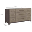 Pulaski Anderson Park Moose Trail And Frontier Brown 9 Drawer Dresser