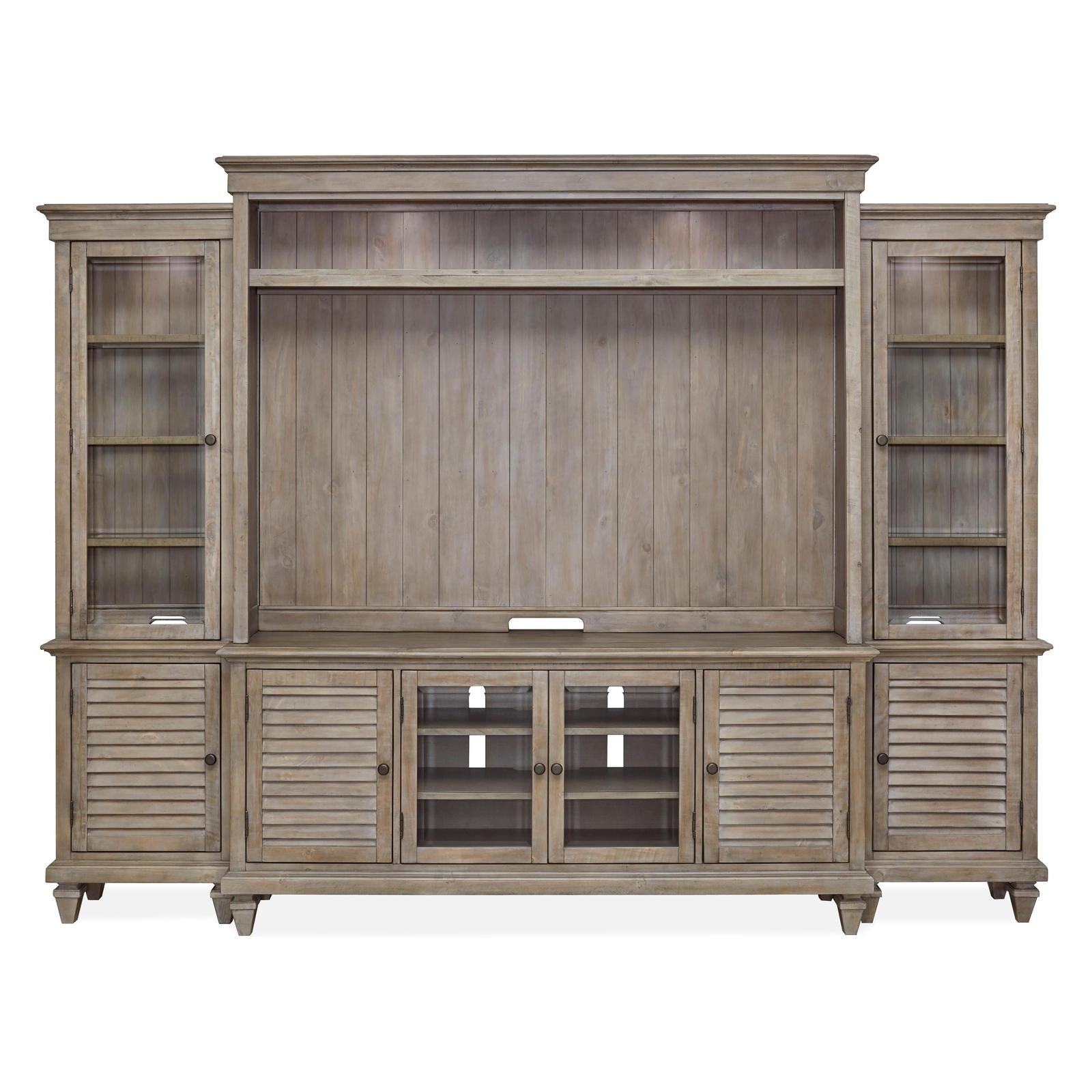 Magnussen Home Calistoga Dovetail Grey Entertainment Wall