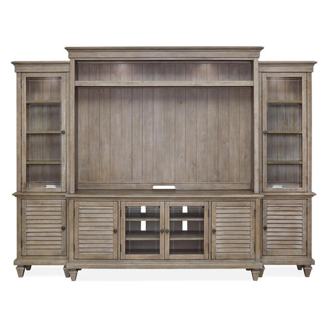 Magnussen Home Calistoga Dovetail Grey Entertainment Wall